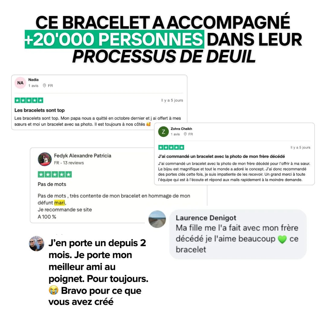 Bracelet Diamant - Projection Photo Personnalisé